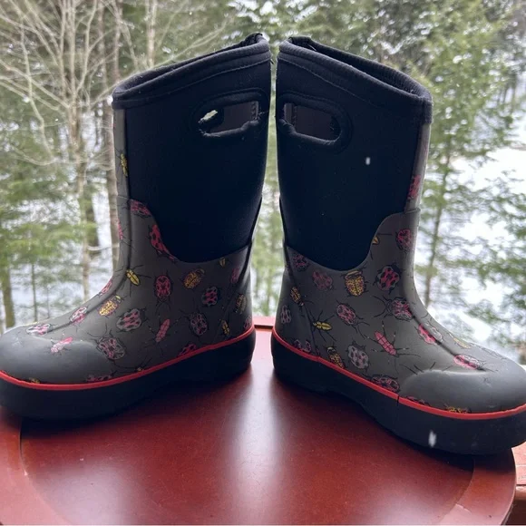 Bogs Classic II Bugs Insulated Rain Boots | Toddler Size 11 | Waterproof Winter - Picture 8 of 12